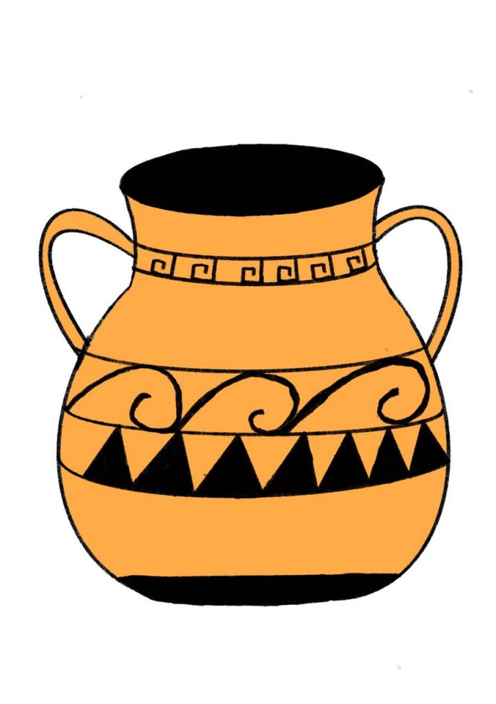 Рисунки греческих ваз 5 класс. Греческая ваза для детей. Греческие вазы рисование. Греческие вазы лёгкие. Древнегреческая ваза изо.