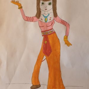 Ксения Д., 5 кл Древнеегипетский костюм